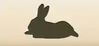 Rabbit silhouette