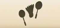 Badminton Set silhouette