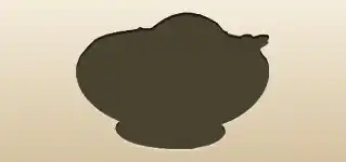 フルーツパンチのシルエット