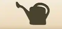 Watering Can silhouette