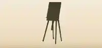 Easel silhouette