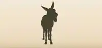 Donkey silhouette
