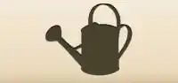 Watering Can silhouette