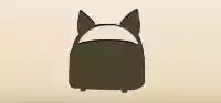 ラジオのシルエット