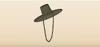 Gat Traditional Hat silhouette