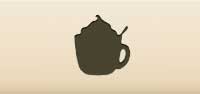 Dalgona Coffee silhouette