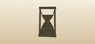 砂時計のシルエット