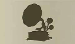 Gramophone silhouette