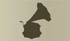 Gramophone silhouette