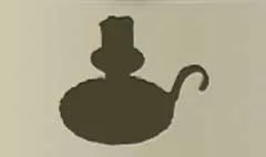 Candlestick silhouette