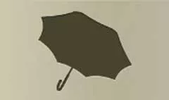 Umbrella silhouette