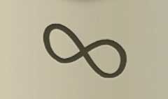 Infinity Symbol silhouette