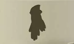 Gloves silhouette