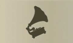 Gramophone silhouette