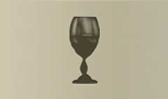Wineglass silhouette