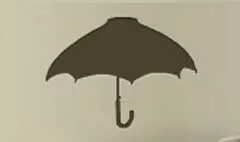 Umbrella silhouette