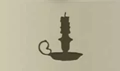 Candlestick silhouette