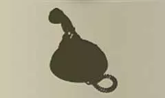 Telephone silhouette