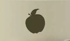 Apple silhouette