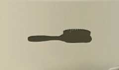 Hair Brush silhouette