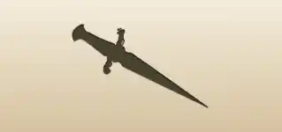 短剣のシルエット