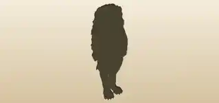 ライオンのシルエット
