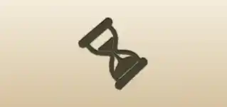 砂時計のシルエット