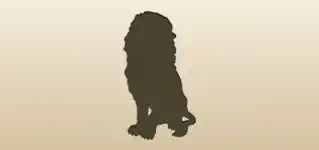 ライオンのシルエット