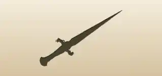 短剣のシルエット