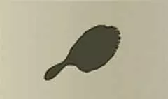 Hair Brush silhouette