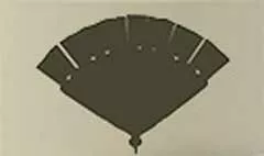 Hand Fan silhouette