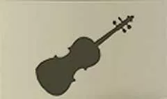 Violin silhouette