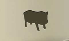 Piggy silhouette