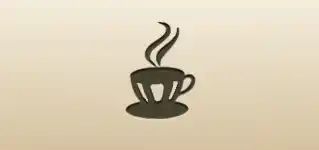 コーヒーカップのシルエット