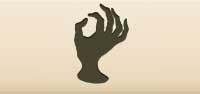 Palmist's Hand silhouette