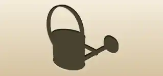 Watering Can silhouette