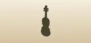 Violin silhouette