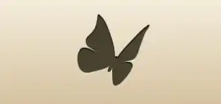 Butterfly silhouette
