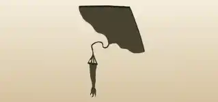 Kite silhouette