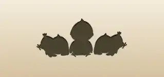 Chicks silhouette