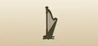 Harp silhouette