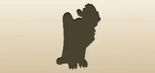 Gargoyle silhouette