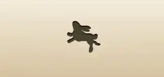Rabbit silhouette
