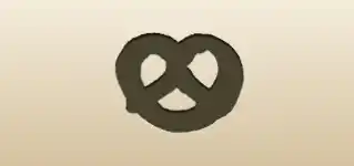 Pretzel silhouette