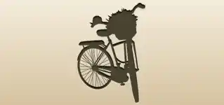 Bicycle silhouette