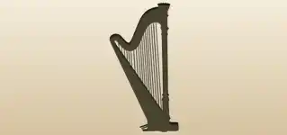 Harp silhouette