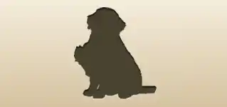 Dog silhouette
