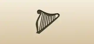 Harp silhouette