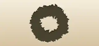 Wreath silhouette