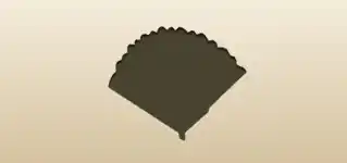 Hand Fan silhouette